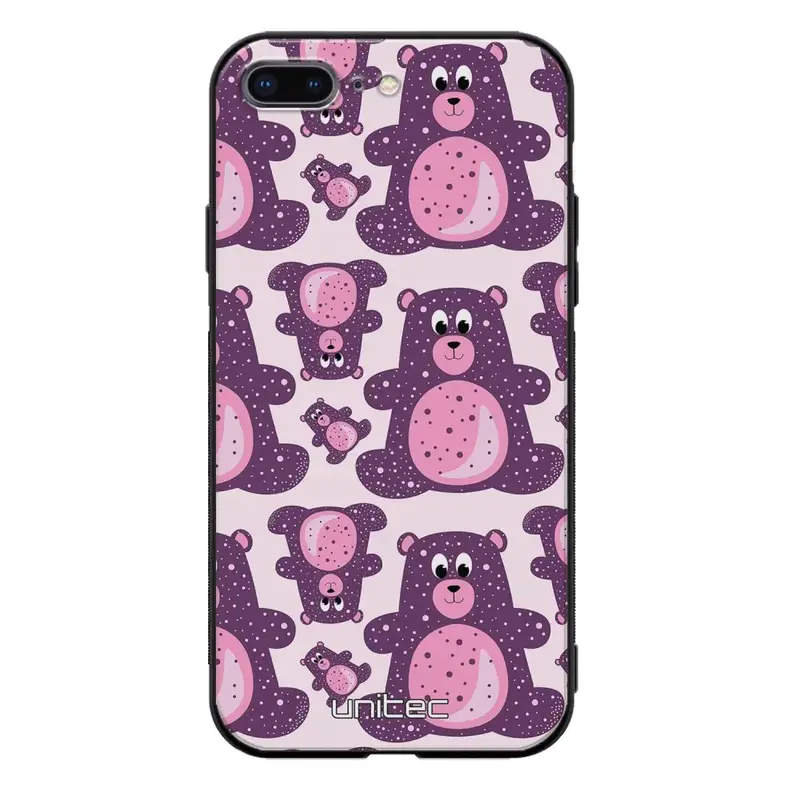 iPhone 7 Plus suojakuoret - Purple Teddy Bear