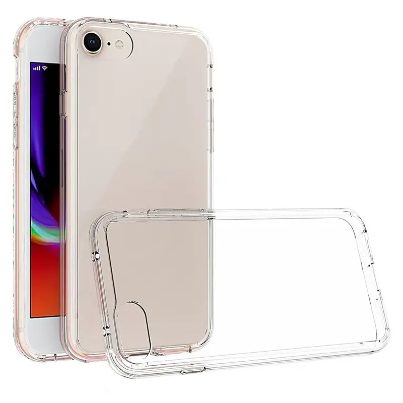 iPhone 8 / iPhone 7 / iPhone SE 2020 Silikonikuori - Läpinäkyvä