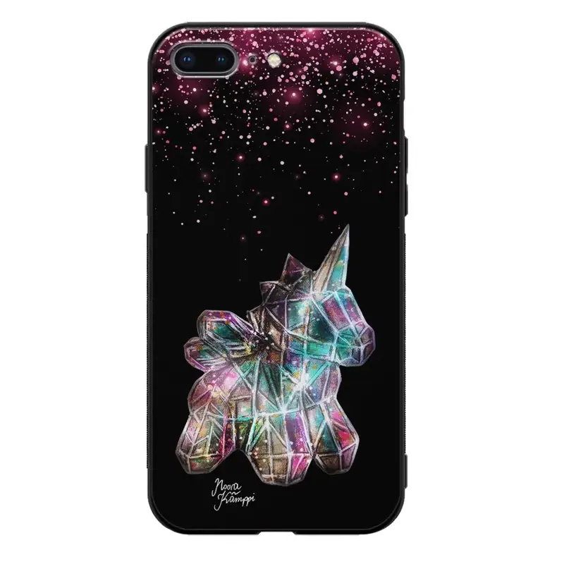 iPhone 8 Plus unicorn suojakuoret - Pinkki - Noora Kämppi