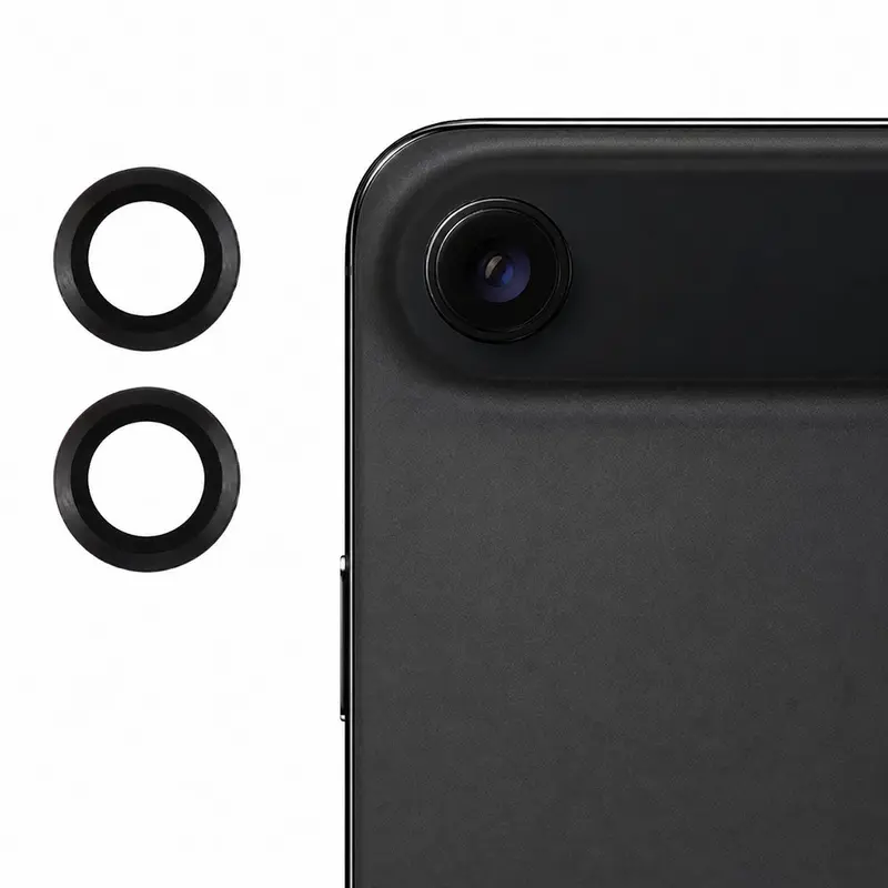 iPhone Air Kameran panssarilasi - Musta (2kpl)