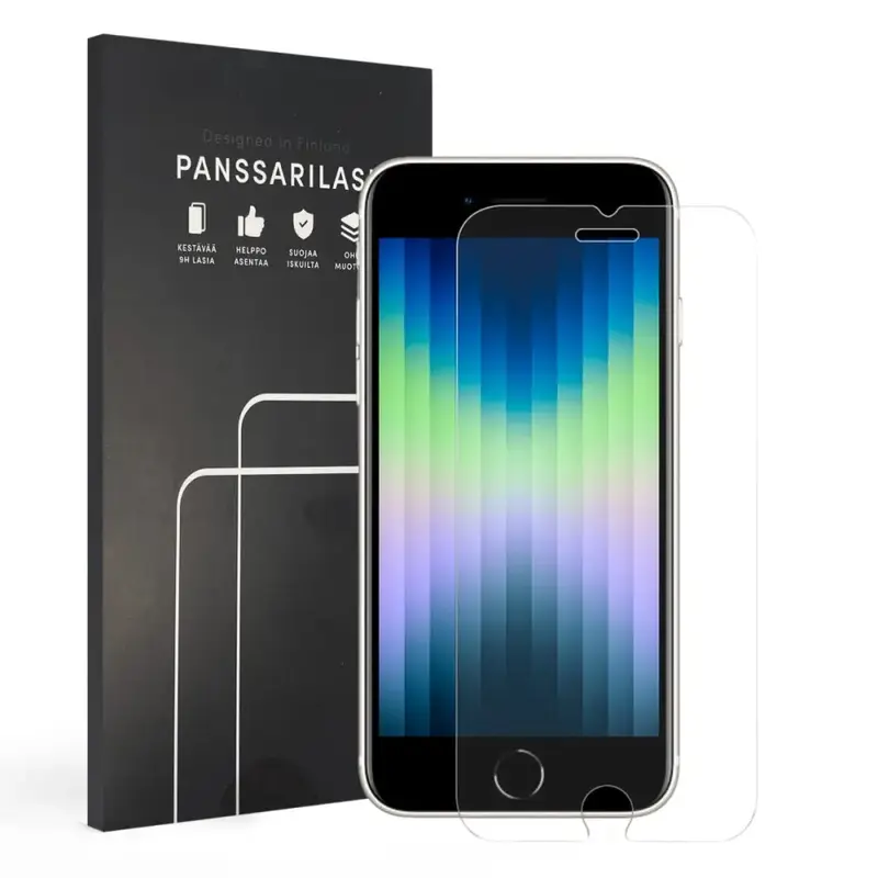 iPhone SE 2020 / iPhone SE 2022 / iPhone 8 Panssarilasi 2D