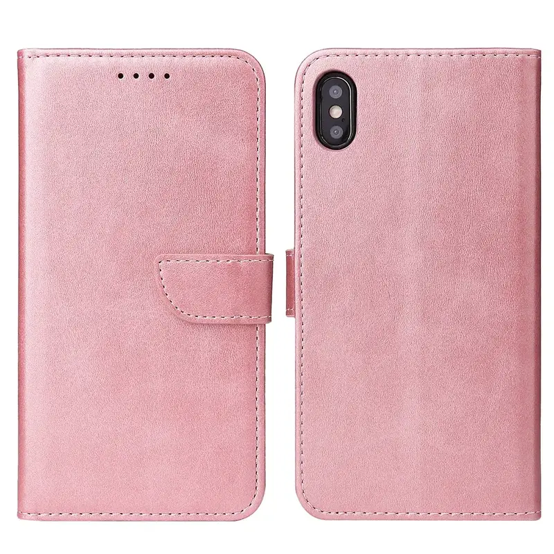 iPhone X / XS Lompakko Suojakotelo Ruusukulta