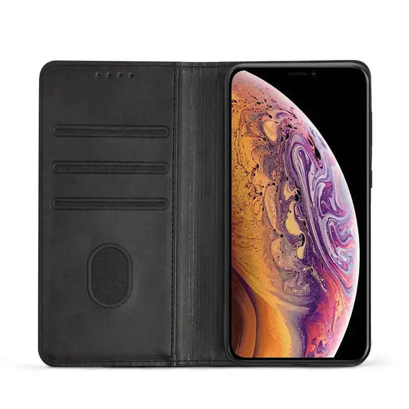 iPhone XS Max Lompakko Suojakotelo Musta