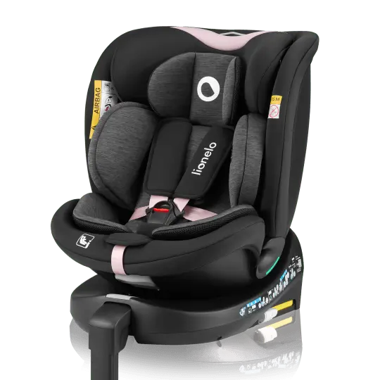 Lionelo Navy I-Size Car Seat, Black Pink, 40-150 cm