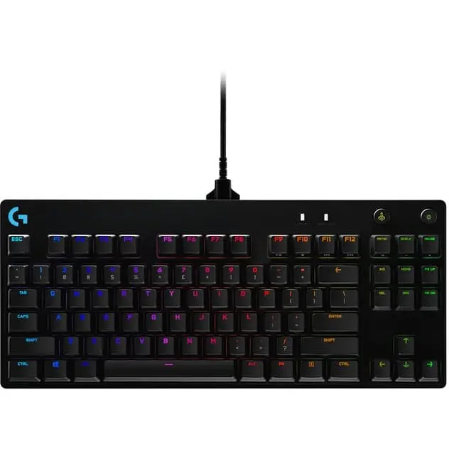Logitech G Pro Wireless Gaming Keyboard GX Brown Tactile, Black