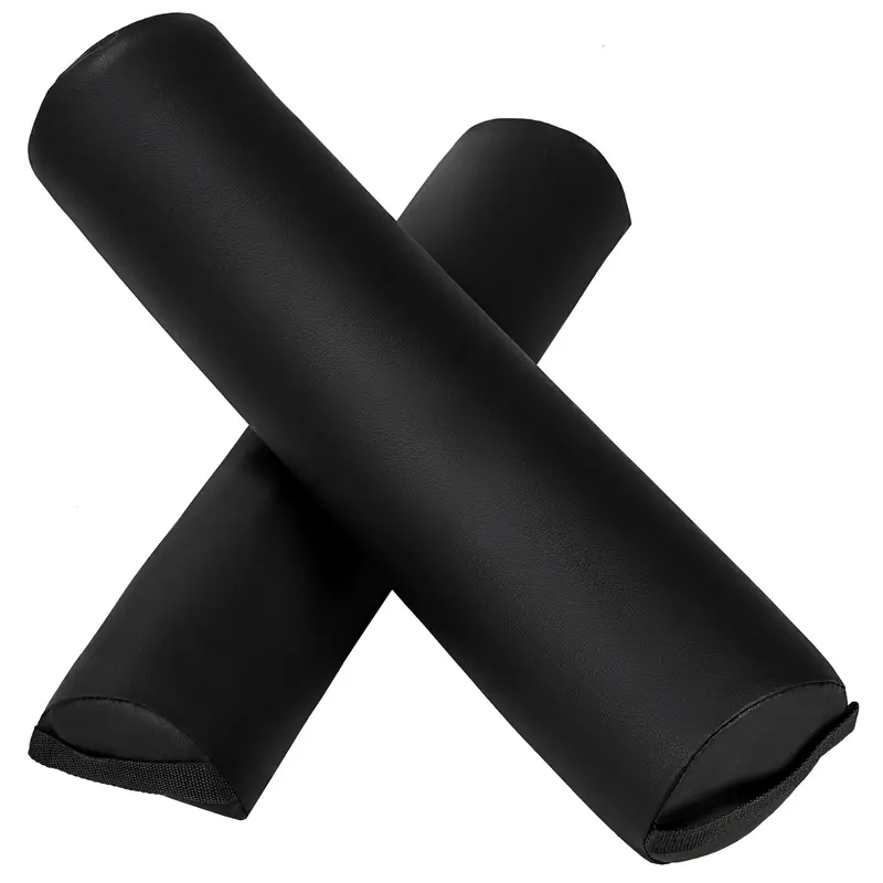 Massage Bolster Set, Full roll and half roll, Black