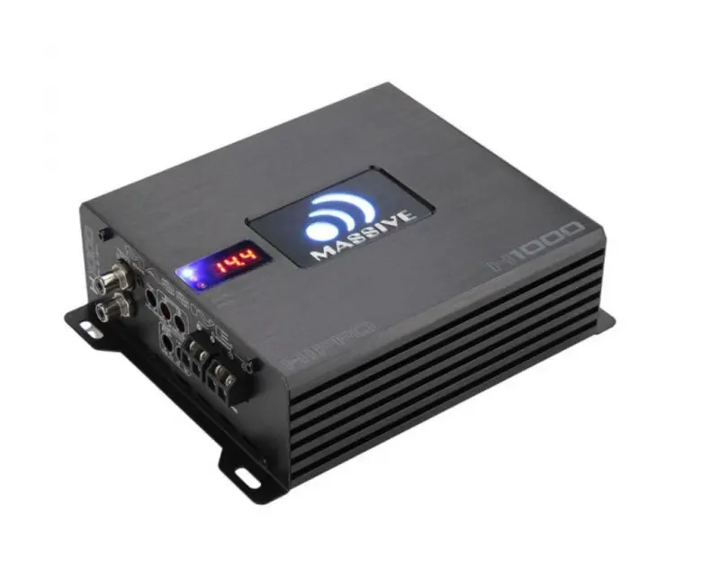Massive Audio Hippo H1000 monovahvistin - 1 Ω, 1050 W RMS, Class D