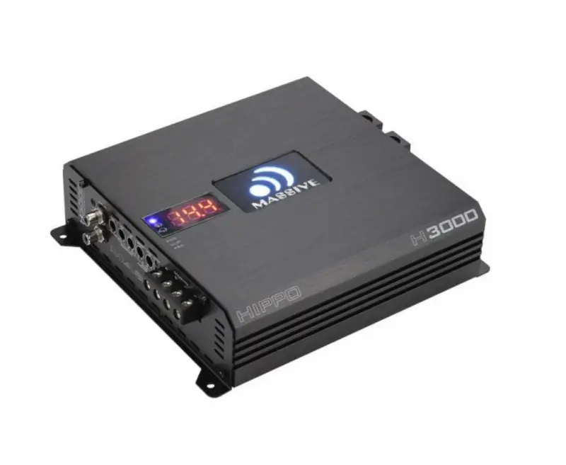 Massive Audio Hippo H3000 monovahvistin - 1 Ω, 3000 W RMS, Class D