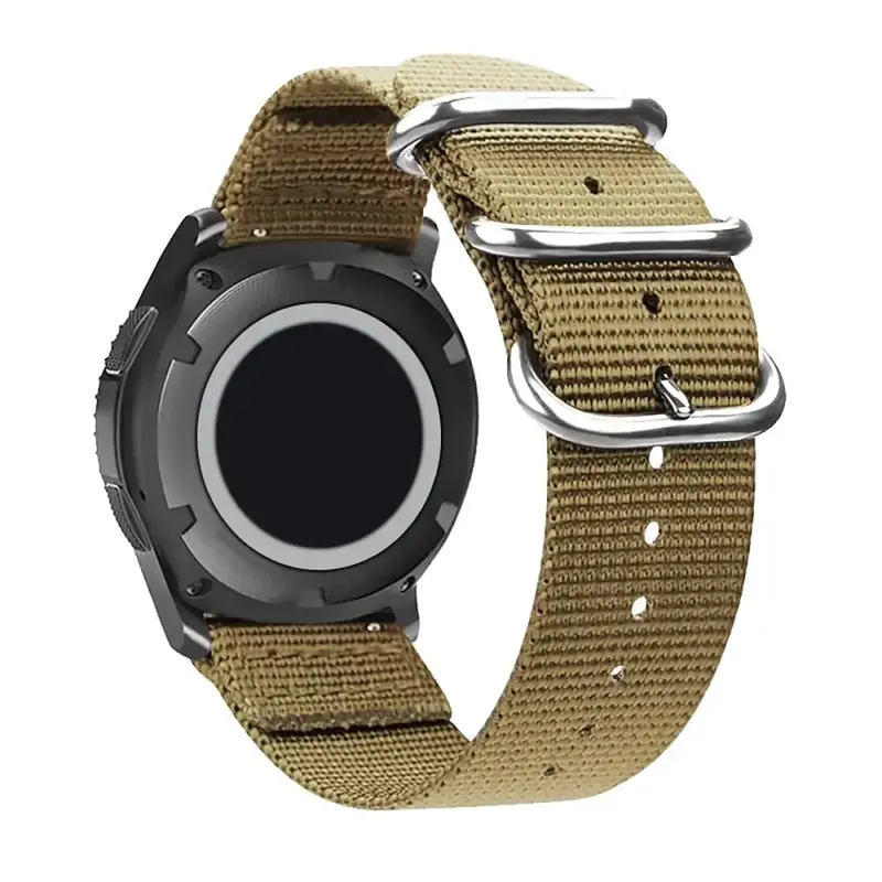 Nato-ranneke 22mm - Vaaleanruskea