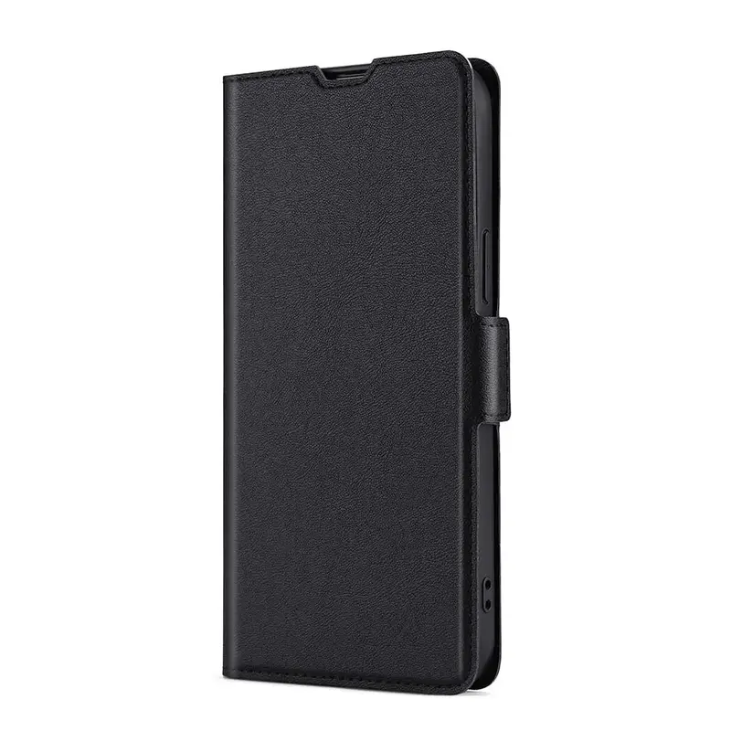Nokia C32 Lompakko suojakotelo - Musta