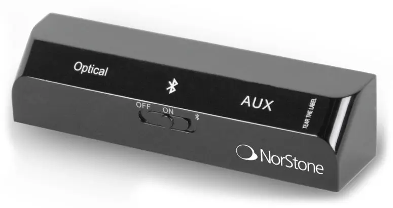 NorStone BT Bluetooth-lähetin/vastaanotin – v4.0, USB-virta, optinen kaapeli mukana