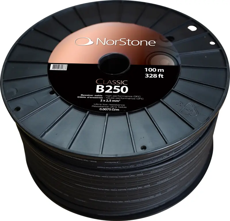 Norstone Cables CLASSIC BLACK SPEAKER CABLE (250, 100)
