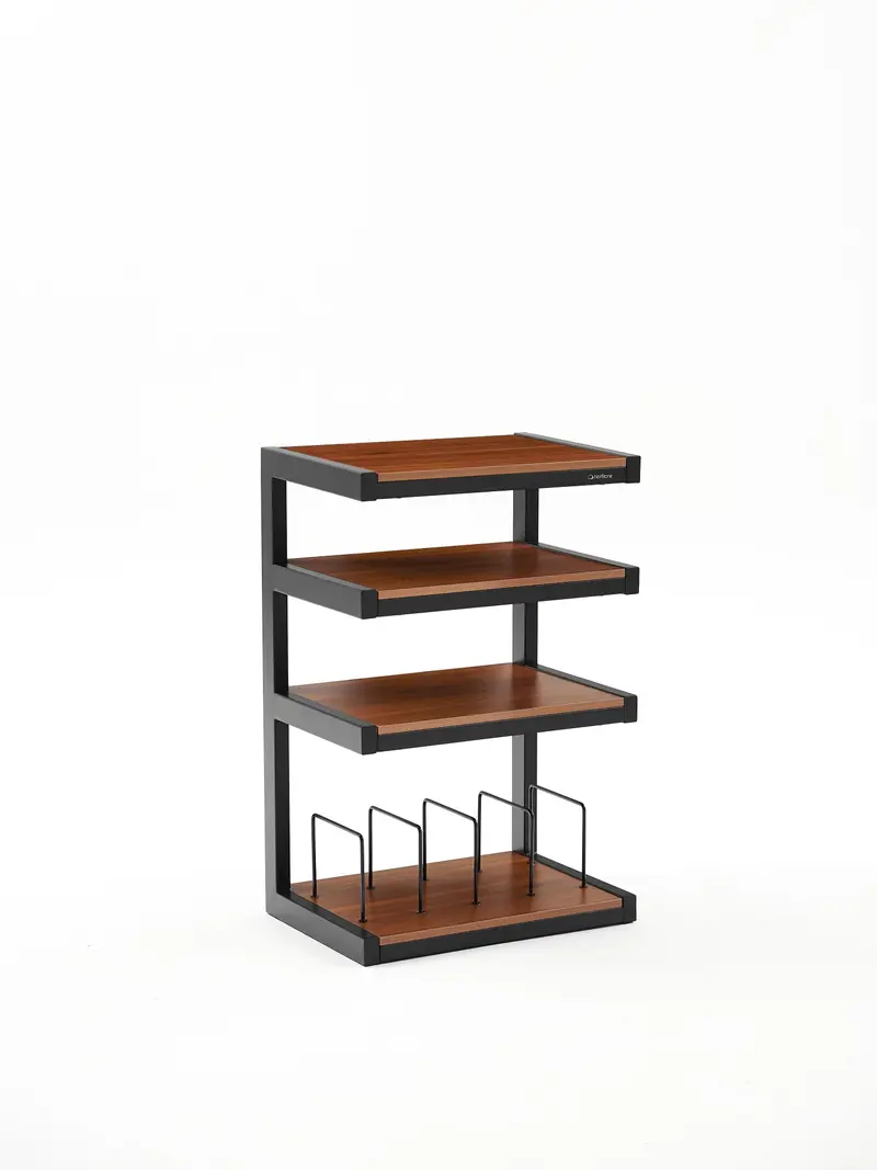 Norstone ESSE HIFI VINYL BLACK SATIN/WALNUT