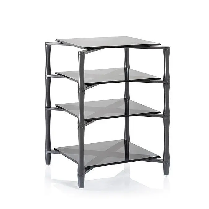 NorStone Slender laiteteline – 4 hyllyä, 653x897x603mm, 12mm lasi