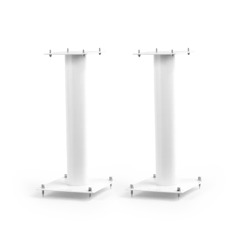 Norstone STYLUM 1 SPEAK STAND/PAIR/WHITE SATIN