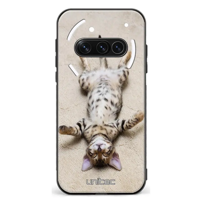 Nothing Phone 3A kissa suojakuoret - Relaxing Cat