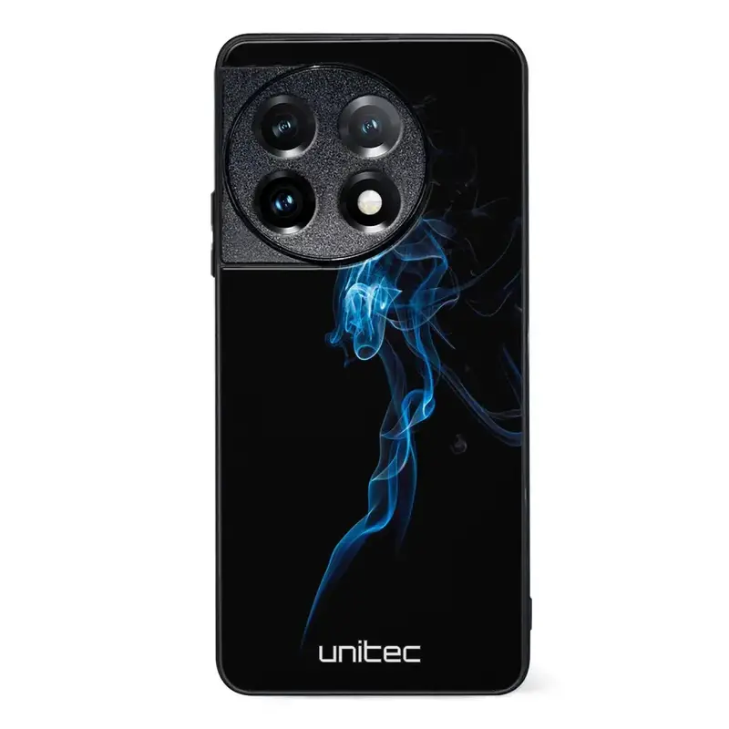 OnePlus 11 suojakuoret - Blue Smoke On Black