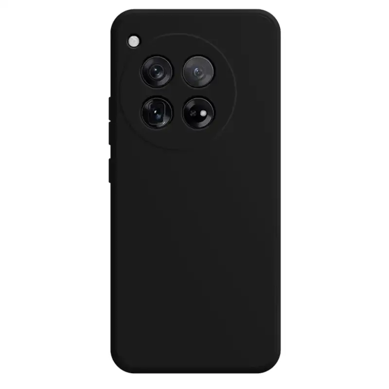 OnePlus 12 Silikoni suojakuori - Musta