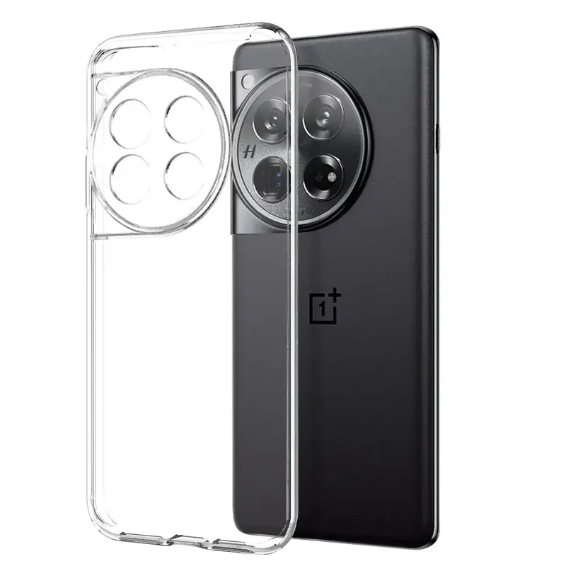 OnePlus 12 Silikonikuori - Läpinäkyvä