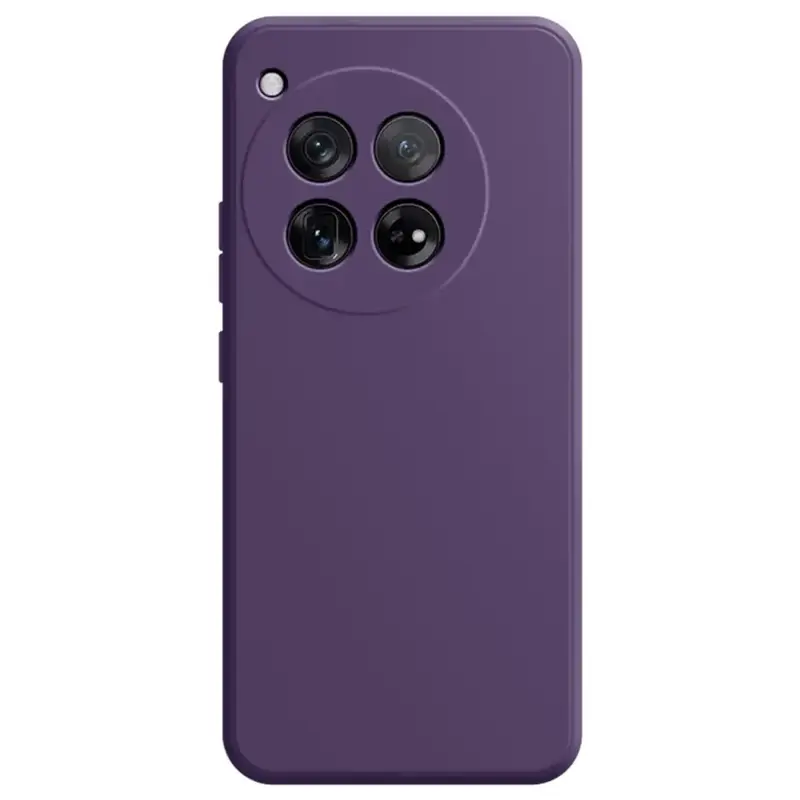 OnePlus 12 Silikonikuori - Tummanvioletti