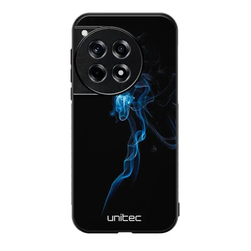 OnePlus 12 suojakuoret - Blue Smoke On Black