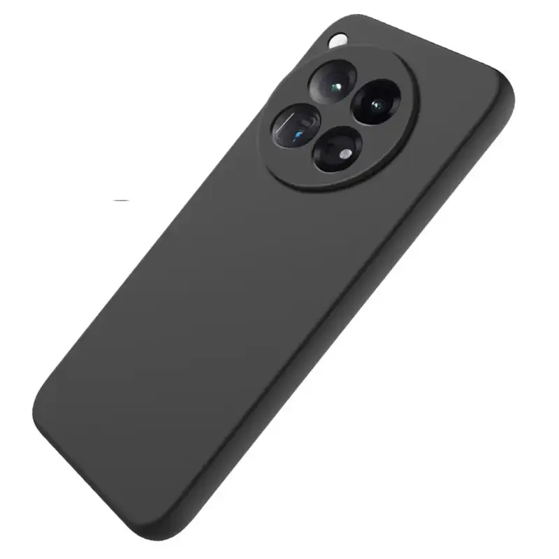 OnePlus 12R Silikonikuori - Musta