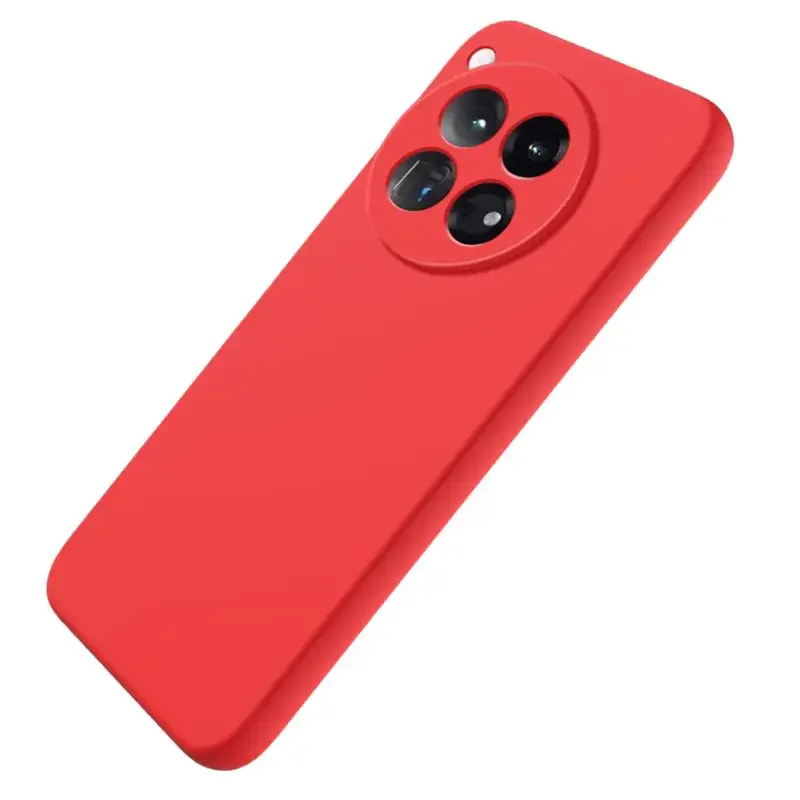 OnePlus 12R Silikonikuori - Punainen