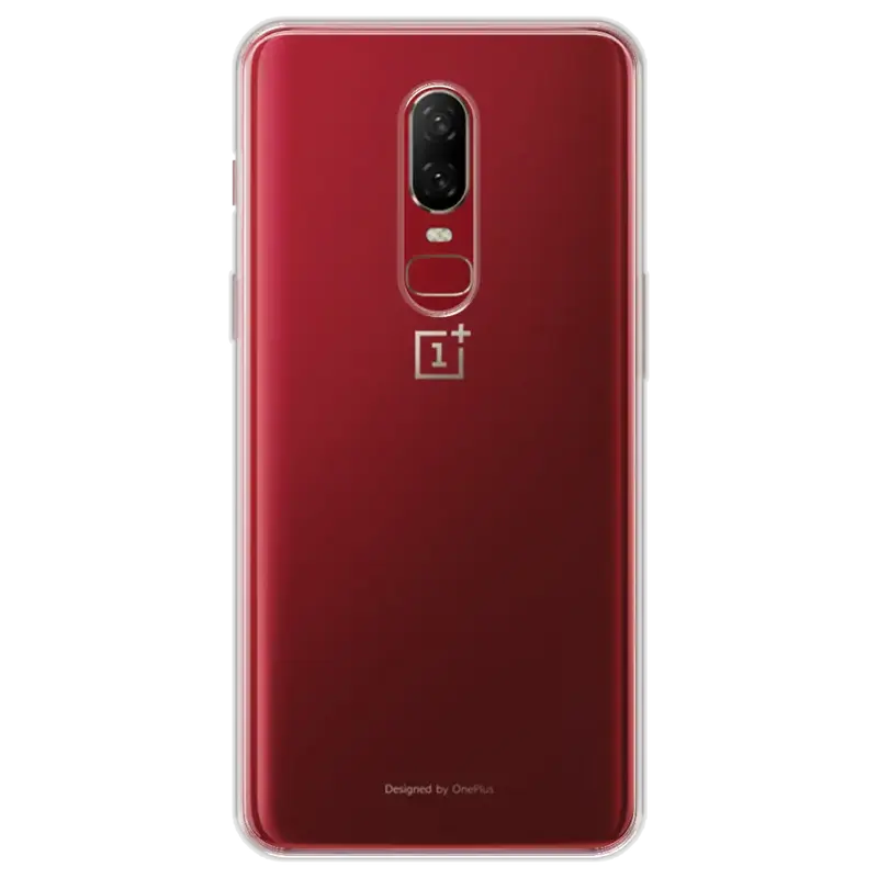 OnePlus 6 Silikonikuori - Läpinäkyvä