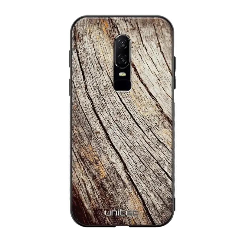OnePlus 6 suojakuoret - Wooden Stump