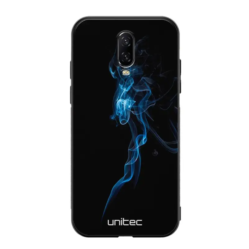 OnePlus 6T suojakuoret - Blue Smoke On Black