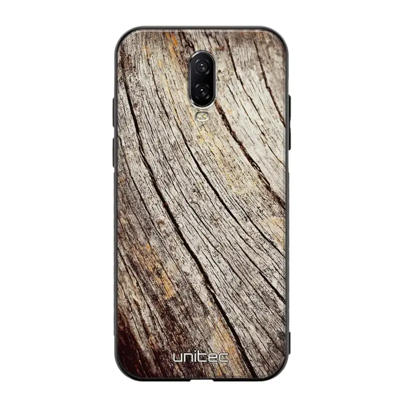 OnePlus 6T suojakuoret - Wooden Stump