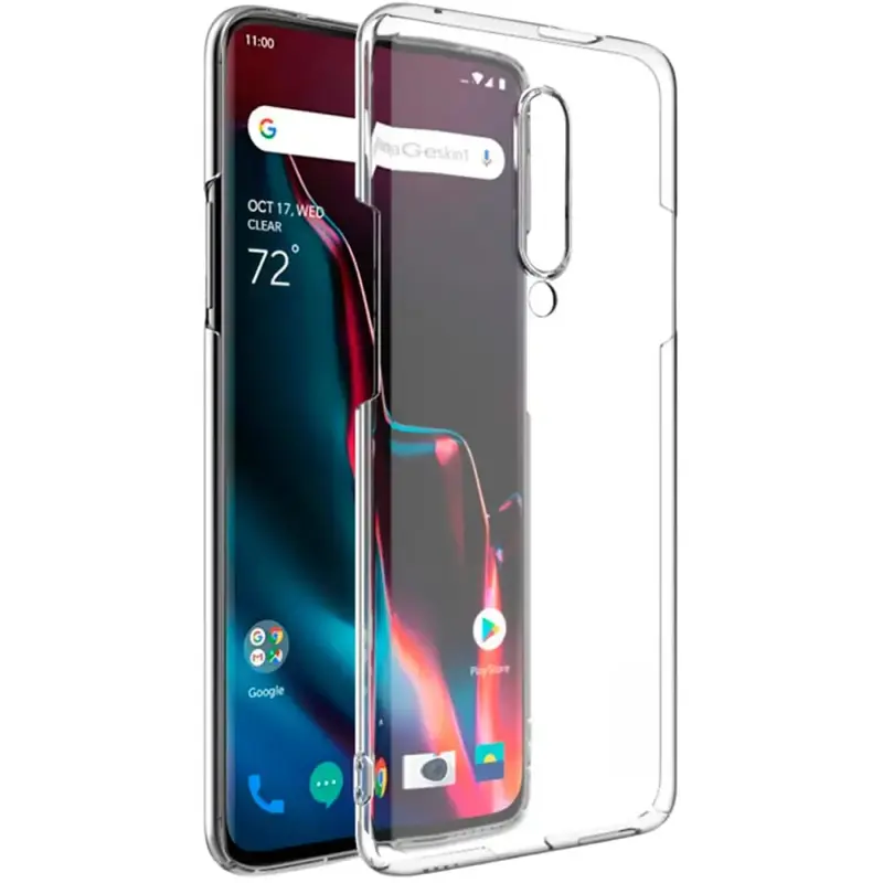 OnePlus 7 Pro Silikonikuori - Läpinäkyvä
