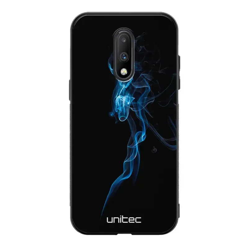 OnePlus 7 suojakuoret - Blue Smoke On Black