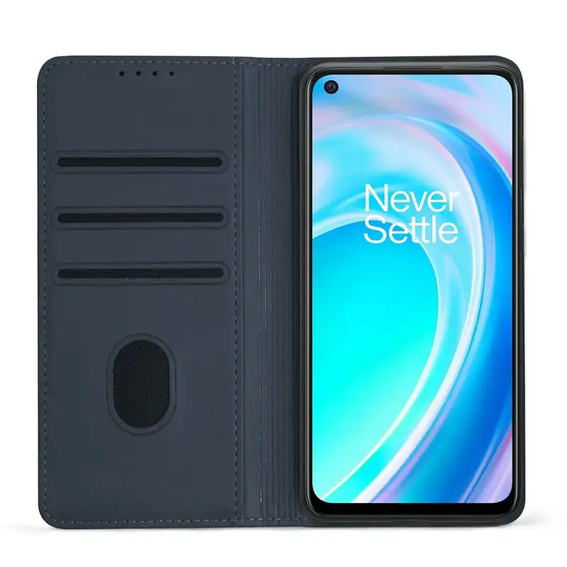 OnePlus 7 Unitec Lompakko Suojakotelo Sininen