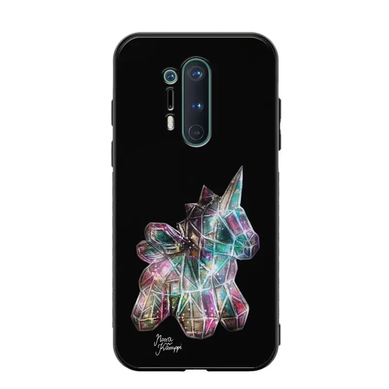 OnePlus 8 Pro unicorn suojakuoret - Musta - Noora Kämppi