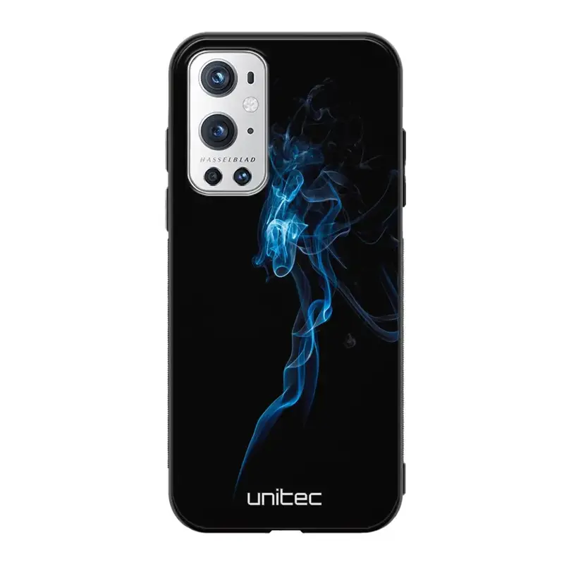 OnePlus 9 Pro suojakuoret - Blue Smoke On Black