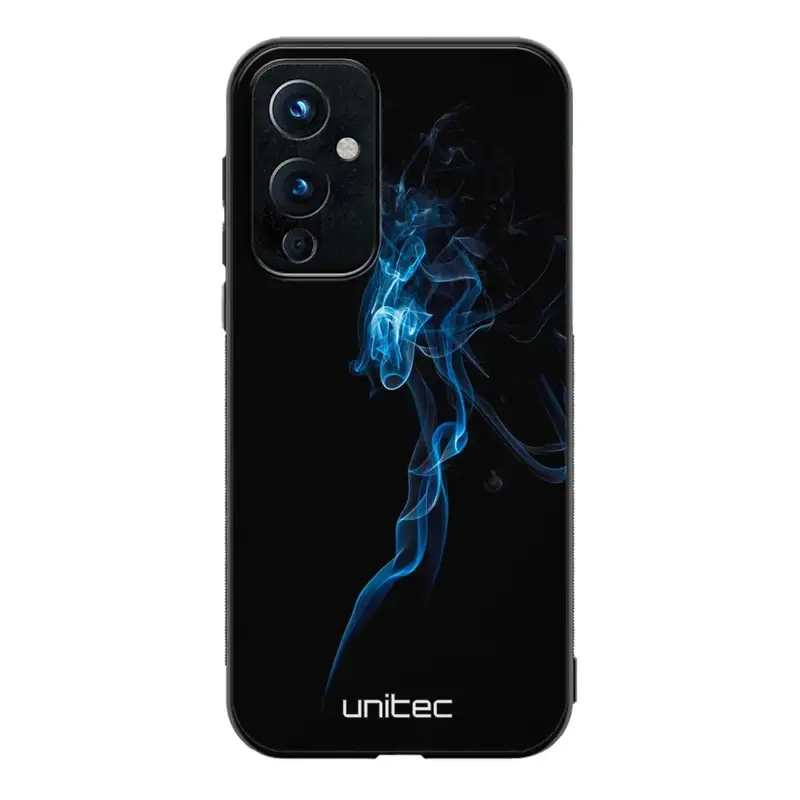 OnePlus 9 suojakuoret - Blue Smoke On Black