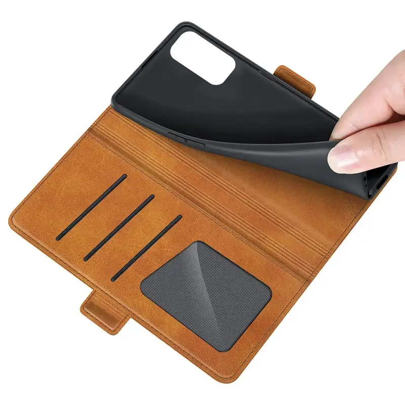 Oneplus Nord 2 Lompakko Suojakotelo Ruskea