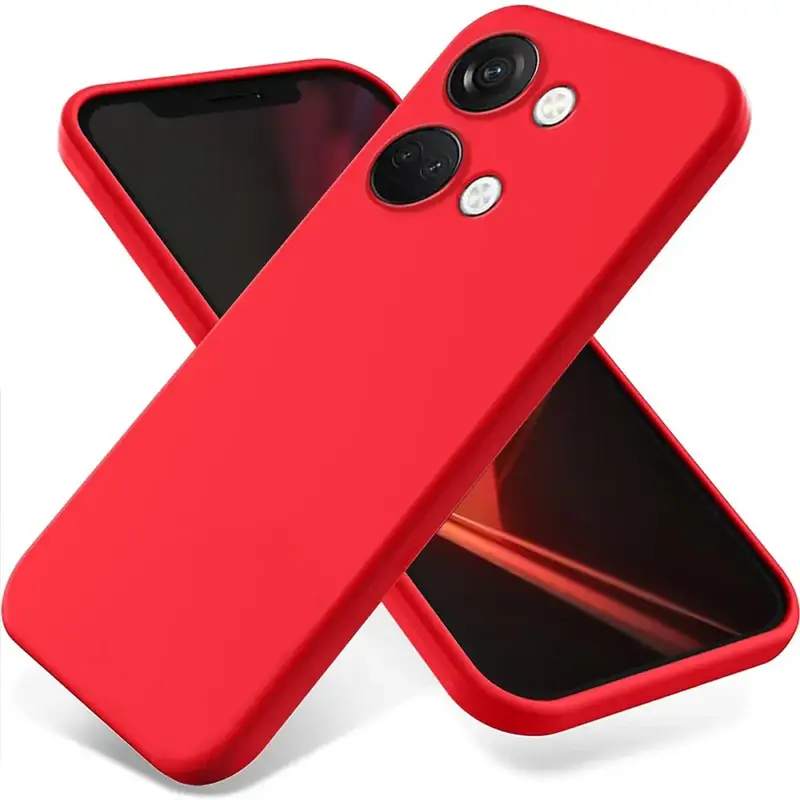 OnePlus Nord 3 Silikonikuori - Punainen