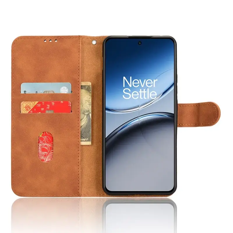 OnePlus Nord 4 Lompakko Suojakotelo Ruskea