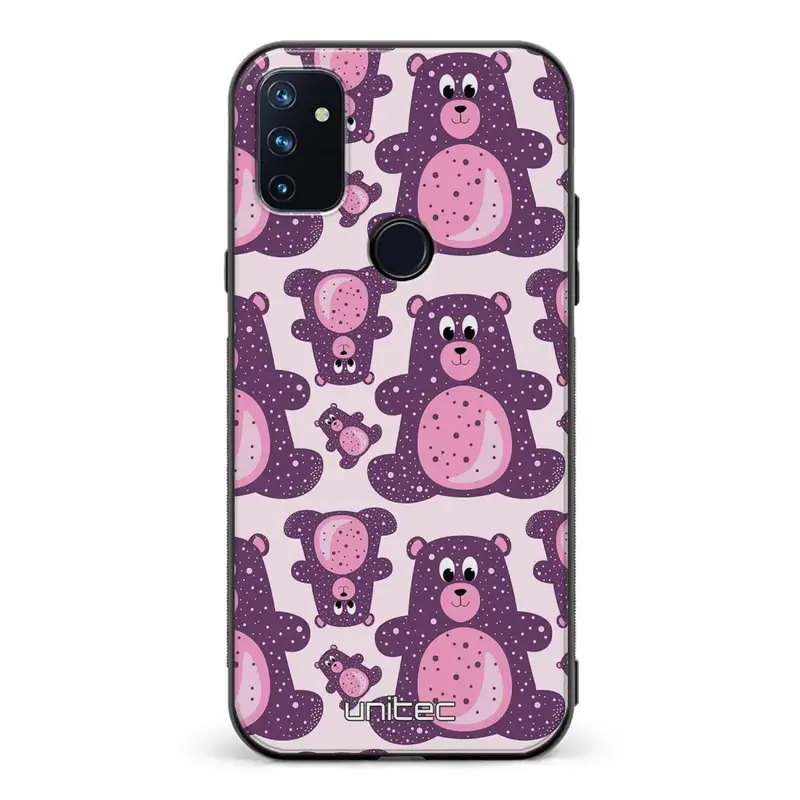OnePlus Nord N100 suojakuoret - Purple Teddy Bear