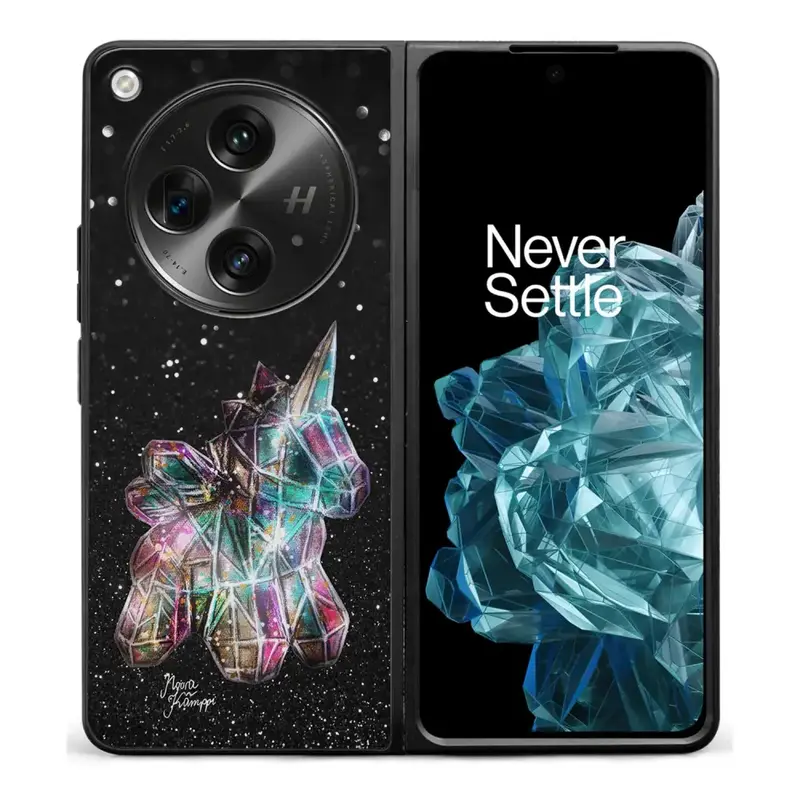 OnePlus Open unicorn suojakuoret - Valkoinen - Noora Kämppi