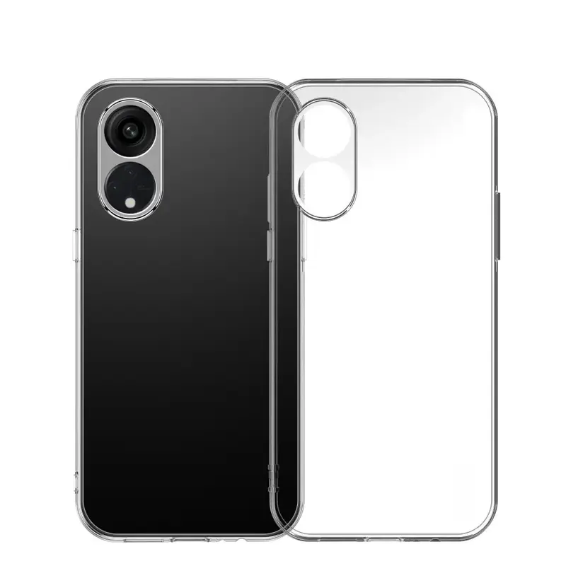 Oppo A18 / A38 Silikonikuori Läpinäkyvä