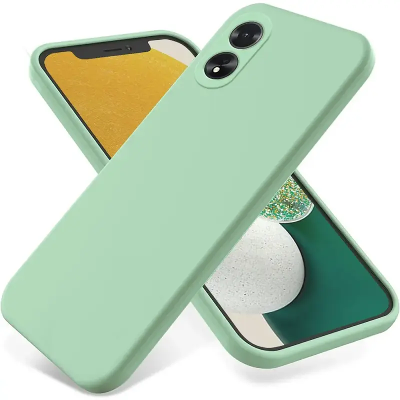 Oppo A18 / A38 Silikonikuori Vihreä