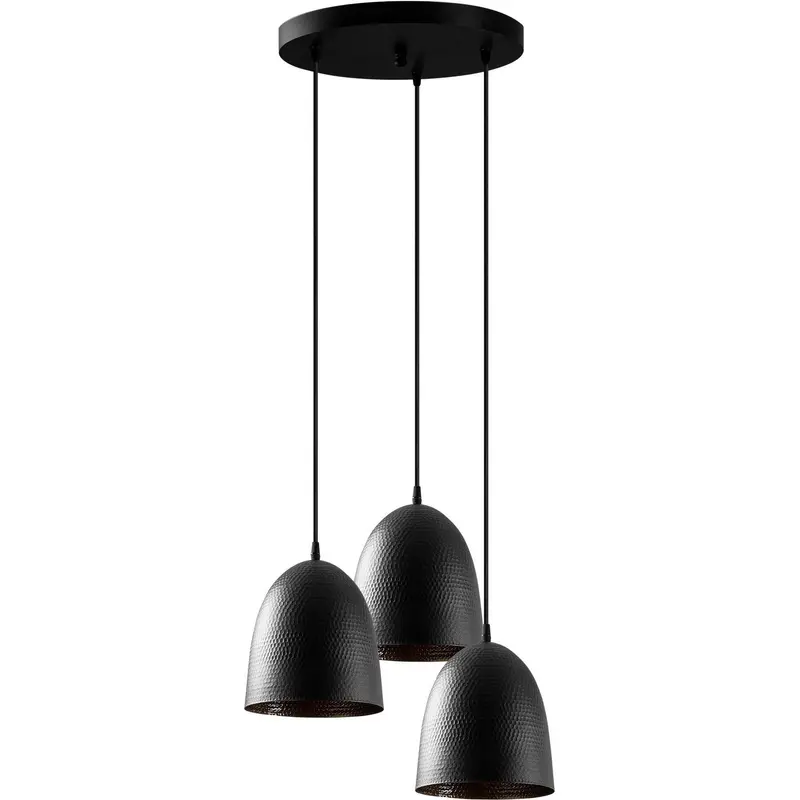 Opviq Tattoo Light Hanging Pendant Lamp, Black