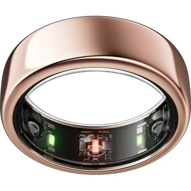 Oura Ring Gen3 Horizon Smart Ring Size 11, Rose Gold