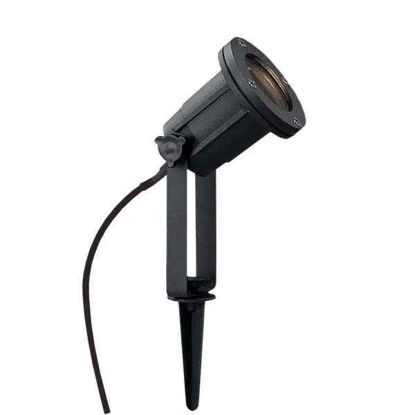 Outdoor Spotlight GU10 100mm, Black
