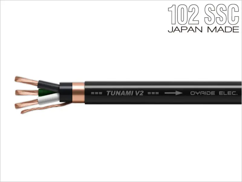 Oyaide TUNAMI V2 (virtakaapeli) metritavara (hinta/metri)