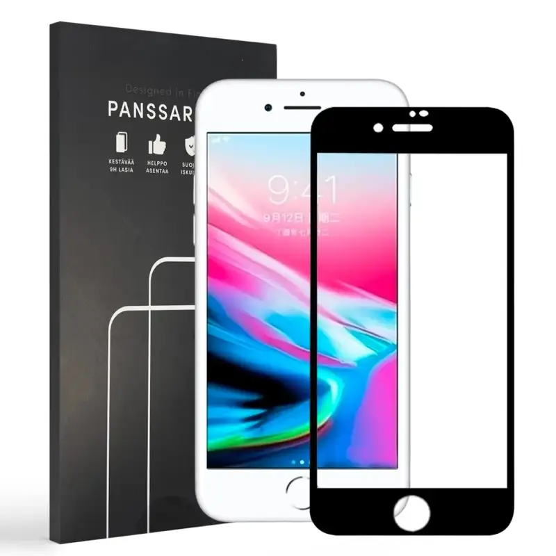 Panssarilasi 3D Musta iPhone 6 Plus / iPhone 6S Plus Musta