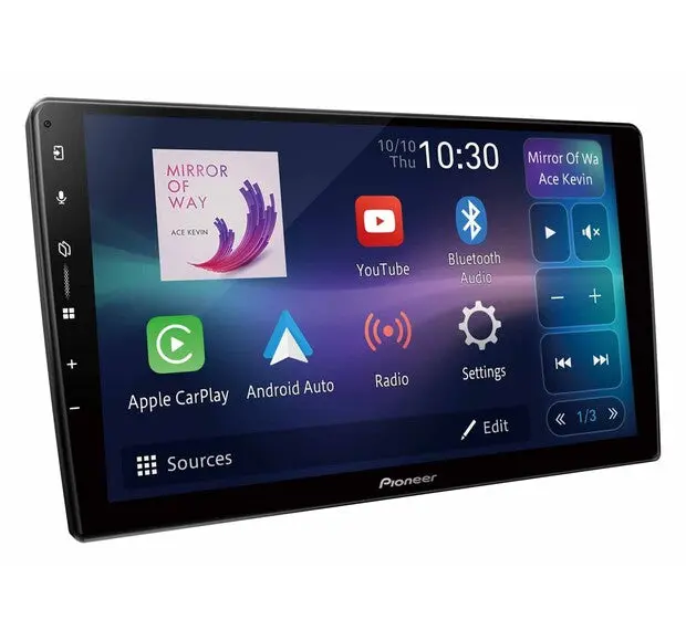 Pioneer SPH-PF97BT multimediasoitin - 9", langaton CarPlay ja Android Auto